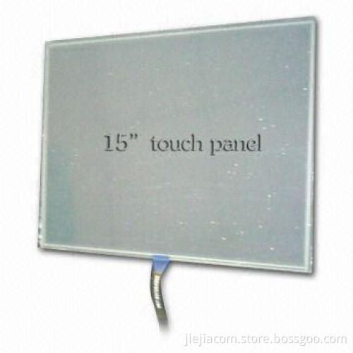 15-inch Touch Panel LCD Touchscreen with 1,000,000 Times Lifespan and -10 to 60°C Temperatures